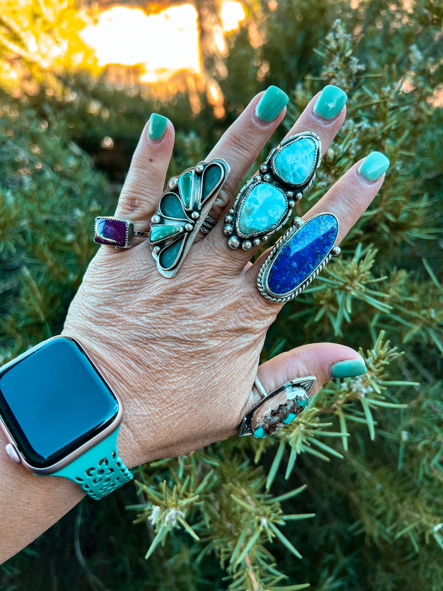 Lapis Statement Ring