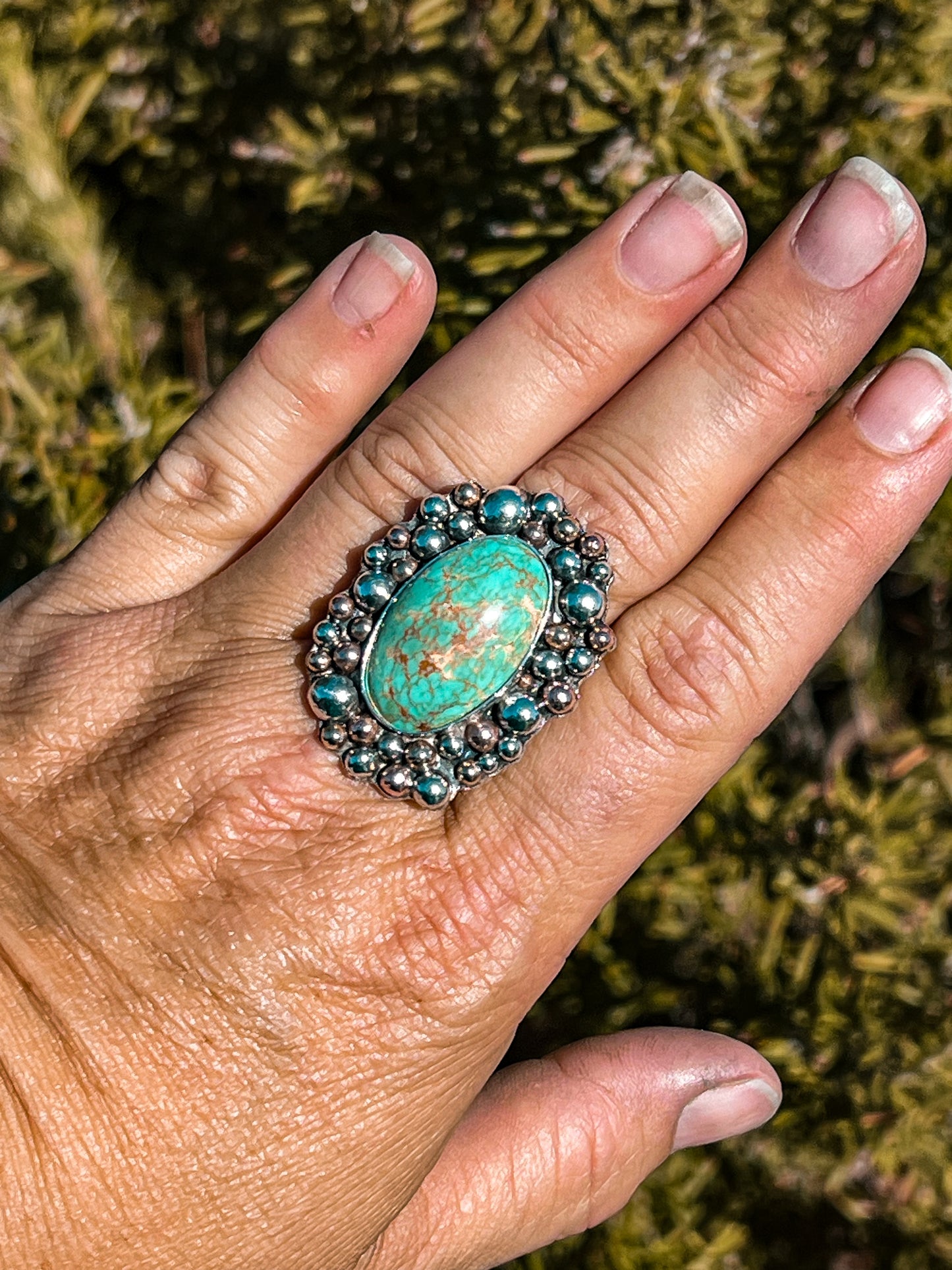 Royston Turquoise Statement Ring (made to size)