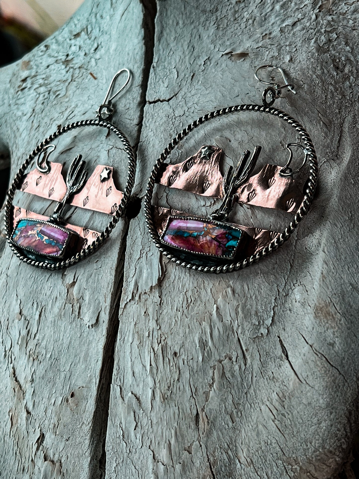 Desert Nights Hoop Earrings