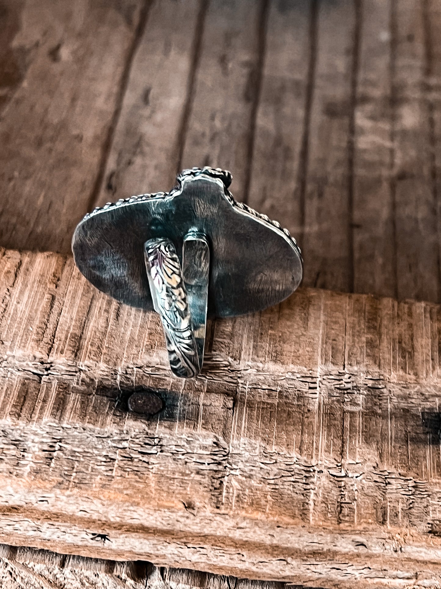 Spiny Kingman Turquoise Ring