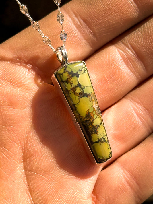 Solitary Turquoise Necklace