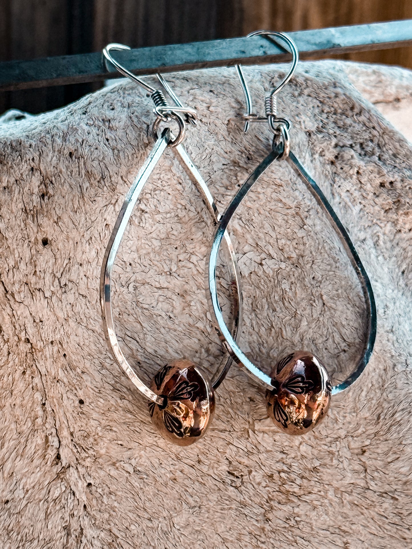 Mountain Pearl Hoops