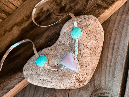 Oregon Sunset Jasper & #8 Mine Necklace