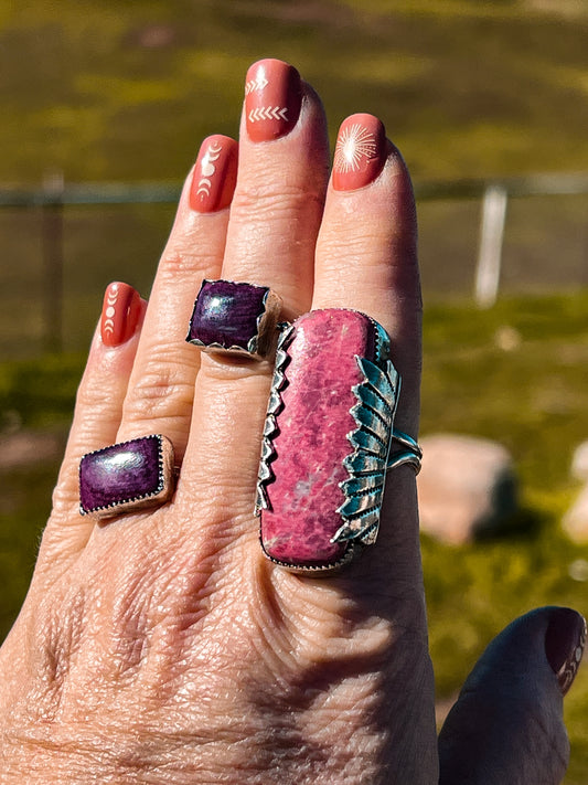 Small Rectangle Spiny Oyster Ring