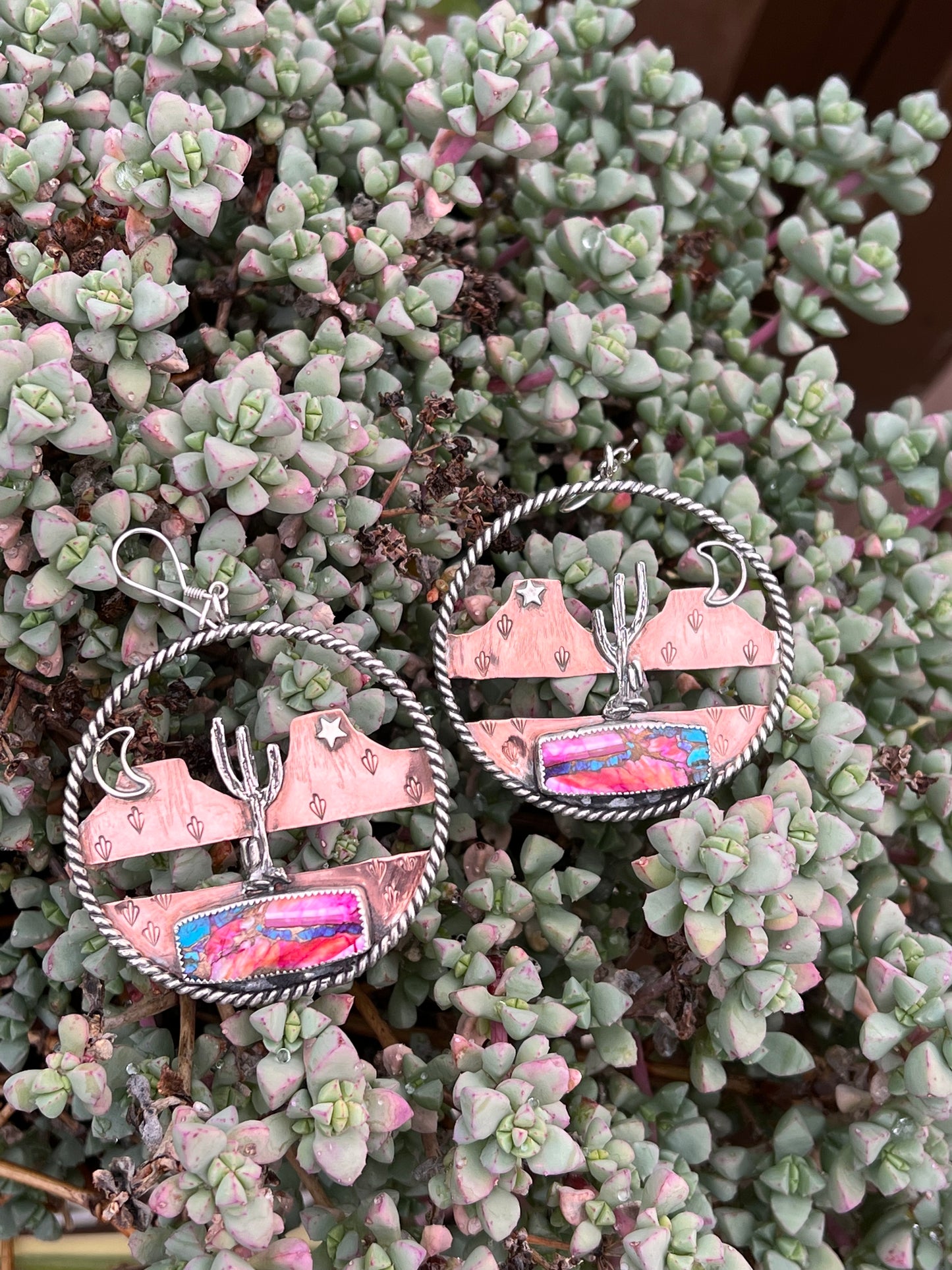 Desert Nights Hoop Earrings