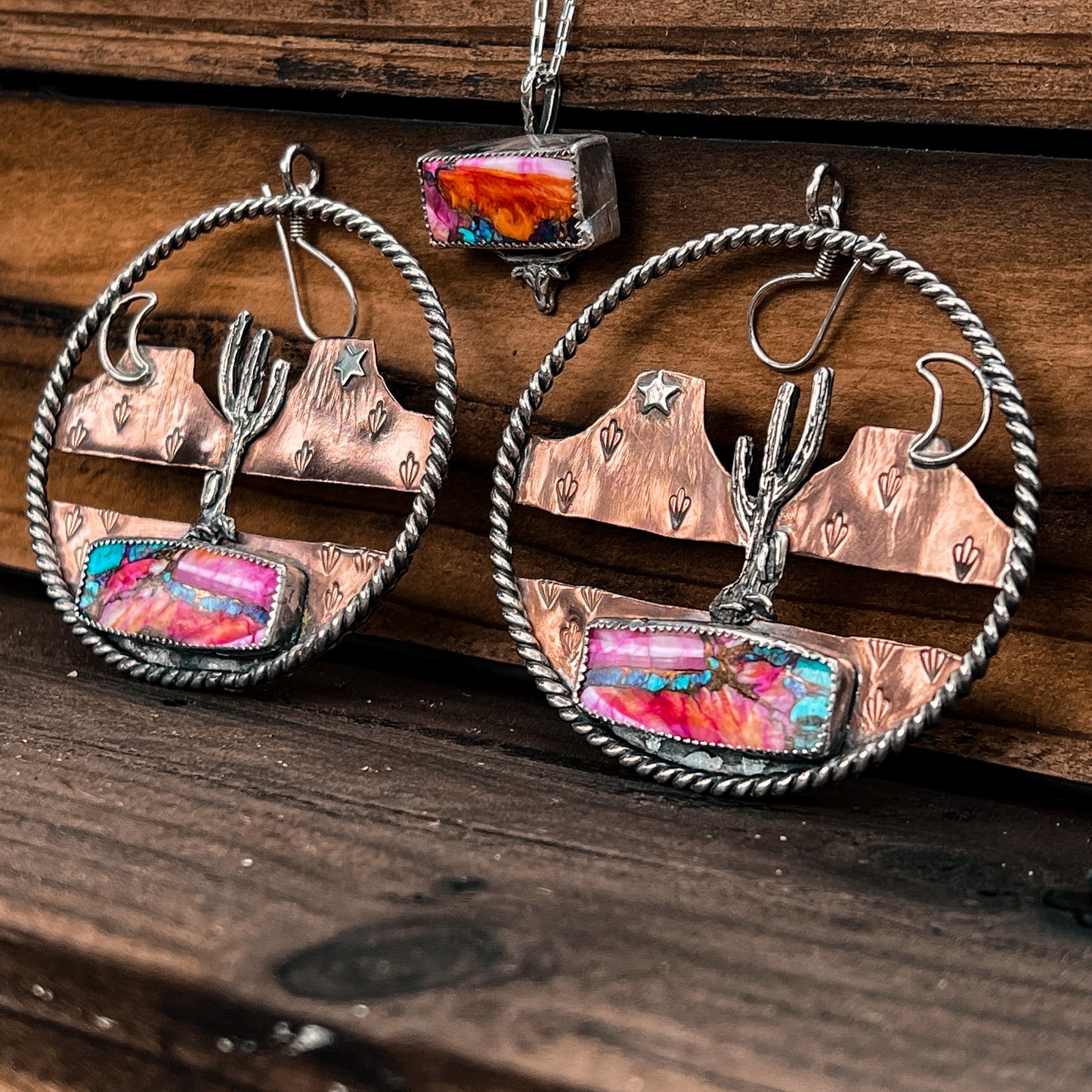 Desert Nights Hoop Earrings
