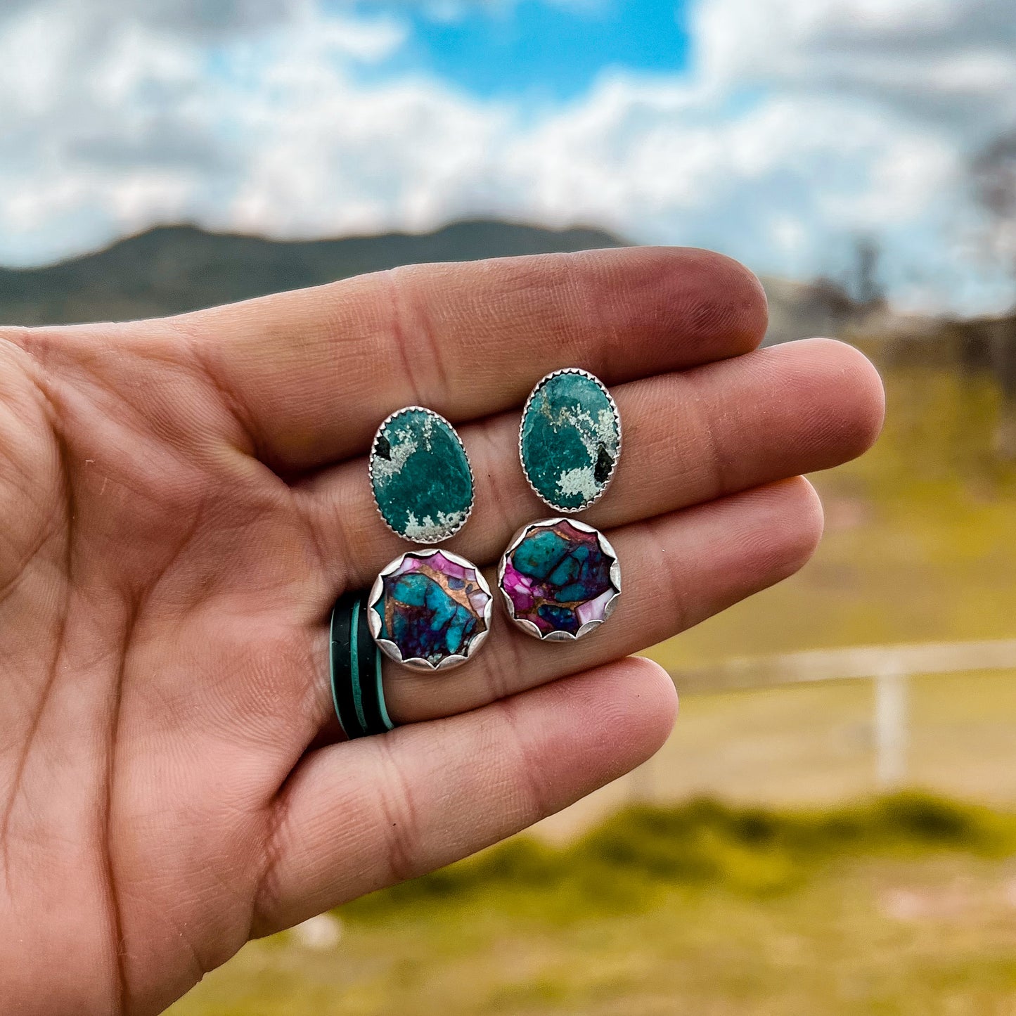 Hubei Turquoise Studs